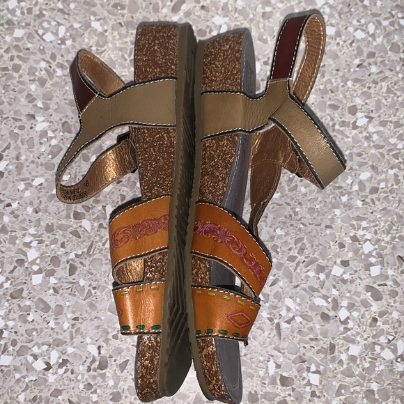 L’Artiste by Spring Step Leather Sandals Women’s Multicolor US 7.5 EU 38 - Picture 10 of 13
